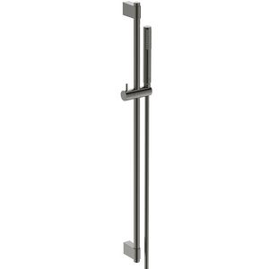 glijstangcomb 90cm 1 straalsoort staafhanddouche magnetic grey (grijs) A