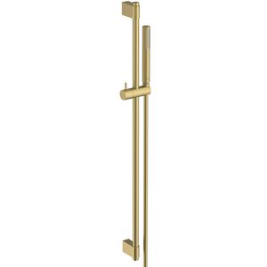glijstangcomb 90cm 1 straalsoort staafhanddouche brushed gold (mat goudkleurig) A7