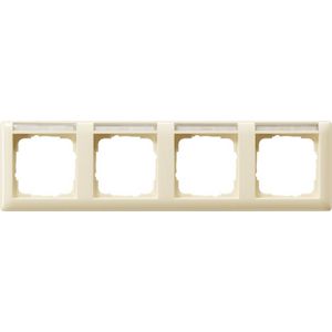 Afdekraam 4-v horiz. TK Gira Standard 55 creme wit