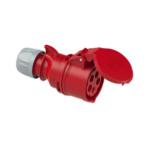 Constrastekker CEE 32A 5p 400V 6h rood IP44 Shark