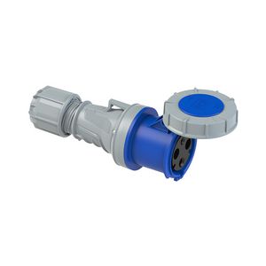 Constrastekker CEE 63A 3p 230V 6h blauw IP67 Power T VVE=2