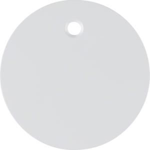 Afdek. v trekschakelaar/-imp.dr. berker R.1/R.3/R.8 polarwit