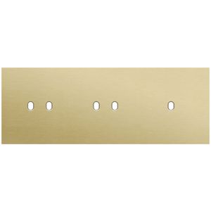 Afdekplaat 3-voud horiz. 71mm centerafst. 227-57704