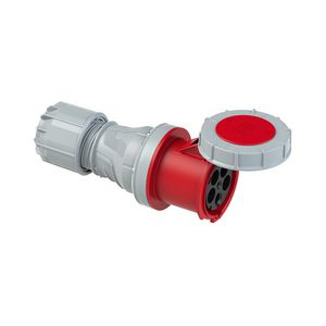 Constrastekker CEE 125A 5p 400V 6h rood IP67 Power Twist