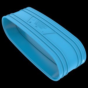 Steekmof lijm PVC luchtverdeelsysteem VENTIZA blauw (235x80mm) mof/mof
