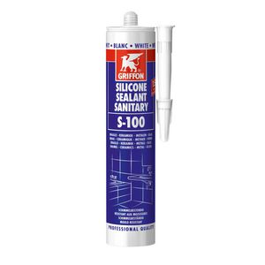 Siliconenkit S-100 wit koker a 300ml