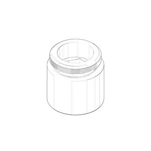 Nippel 26,5x26,5mm chr