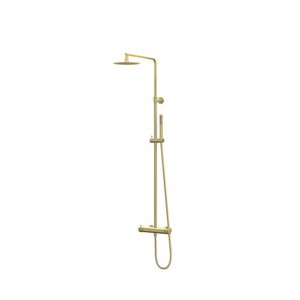 Afbouwdeel regendouche IVY combiset Nexus 1 opbouwthermostaat staafmodel gebor. mat goud CSN1MPAA