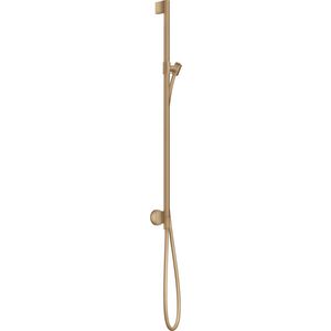 Glijstang met muuraansluitbocht Brushed Bronze AX One
