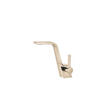 CL.1 Eengreeps wastafelmgkrn z.afvoer. Champagne (22kt Goud)