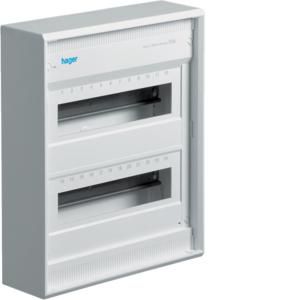 Opbouwverdeler volta IP30 370x305mm 2x12 mod.