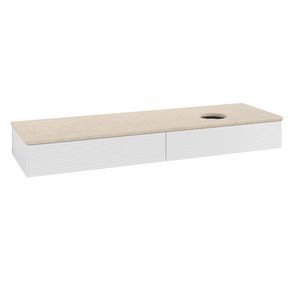 Wastafelonderkast Antao 1600x190x500mm G.White.L K16113GF