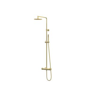 Afbouwdeel regendouche IVY combiset Nexus 1 opbouwthermostaat staafmodel gebor. mat goud CSN1MPAD