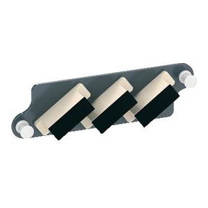 Frontplaat + adapters glasvezelpaneel 3 SC duple 19-C