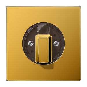 Afdekking draaischakelaar LS goudkleurig