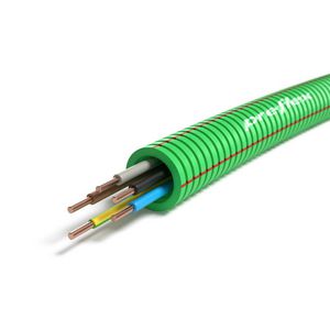 Rol a 100mtr. voorbedrade flexibele buis PREFLEX SAFE halogeenvrij LGN20 LS C Z1U 5GStd