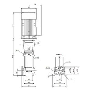 Centrifugaalpomp CR32-11 A-F-A-E-HQQE 3x400/690 50 Hz