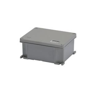 VERDEELDOOS GEGOTEN ALUMINIUM GELAKT METALLIC GRIJS 128x10