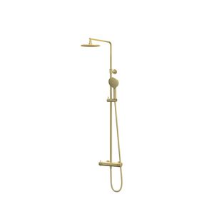Afbouwdeel regendouche IVY combiset Nexus 1 opbouwthermostaat gebor. mat goud CSN1MPBD