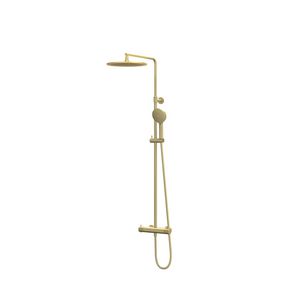Afbouwdeel regendouche IVY combiset Nexus 1 opbouwthermostaat gebor. mat goud CSN1MPBF