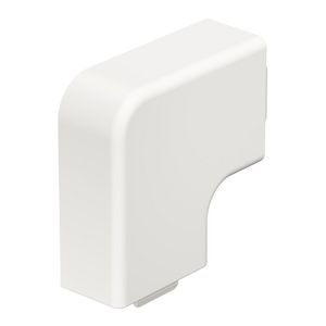 Deksel platte hoek 15x30mm polyvinylchlorid puur wit VVE=4