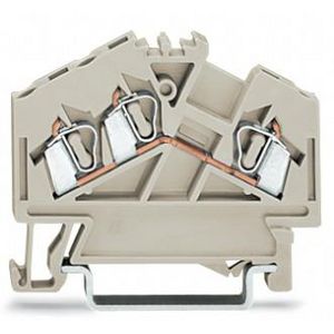 3-draads rijgklem 2,5mm² Ex e II lichtgrij 280-998 VVE=100