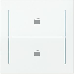 Centraalplaat afdekking 2v knop scenesymbool Art-wit (LFST/A.2.70.11-44G)