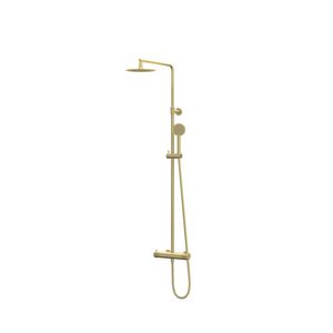 Afbouwdeel regendouche IVY combiset Nexus 1 opbouwthermostaat  gebor. mat goud CSN1MPCA