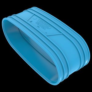 Steekmof lijm PVC luchtverdeelsysteem VENTIZA blauw (195x80mm) mof/mof