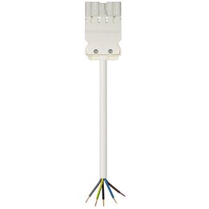 Aansluitsnoer GST18I5 male 1,5mm² 100cm B2CA wit VVE=30