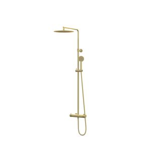 Afbouwdeel regendouche IVY combiset Nexus 1 opbouwthermostaat  gebor. mat goud CSN1MPCC