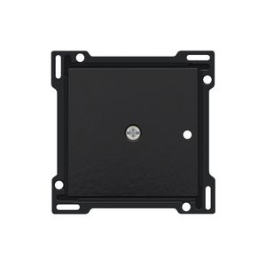 Afwerkingsset 1-kanaals inbouw RF met enkelpolig piano black