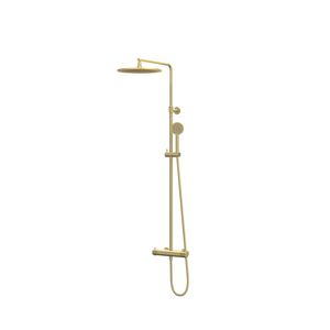 Afbouwdeel regendouche IVY combiset Nexus 1 opbouwthermostaat  gebor. mat goud CSN1MPCF
