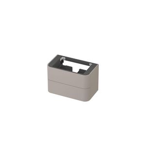 Onderkast afgerond gelakt 2x la softclose tbv grepen 80cm mat kasjmier grijs