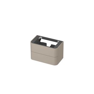 Onderkast afgerond gelakt 2x la softclose tbv grepen 80cm mat creme cotton