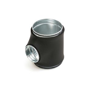 T-stuk RTDI 90° 125mm dampdicht met Armaflex isolatie 13mm KEN-LOK