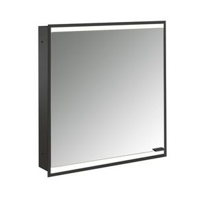 Spiegelkast Prime2 Facelift inbouw 600mm 1 deur Ip 20 Zw Li