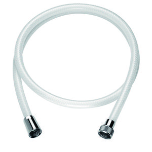 Slang verstevigd FF1/2" PVC wit L.1,25 m