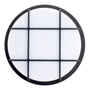 Verlichtingsarmatuur Slim 20W 1350lm 4000K IK10 rond zwart