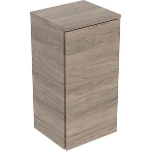 Zijkast 1 deur 33x65x29.7cm walnoot hickory / Melamine houtstructuur