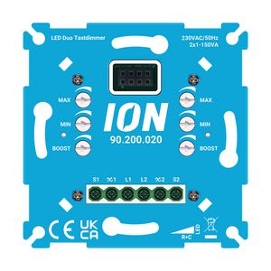 LED Duo Tastdimmer 2x150 Watt VVE=10