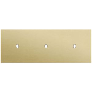 Afdekplaat 3-voud horiz. 71mm centerafst. 227-57701