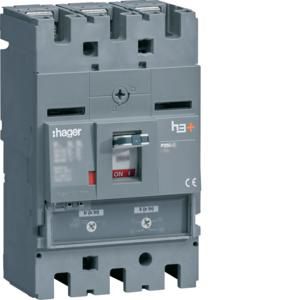 Vermogensautomaat h3+ P250 TM 3P3D 250A25 kA boutaansl.