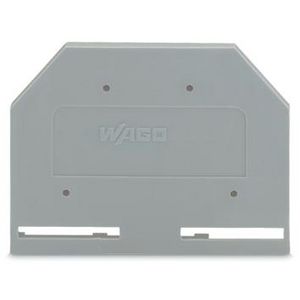 Afsluit-+tussenplaat 3mm grijs 281-301 VVE=25