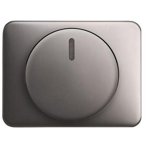Centraalplaat + knop voor draaidimmer a-platin (6540-20)