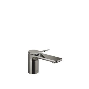 LISSÉ Eengreeps wastafelmgkrn z.afvoer. Dark Chrome