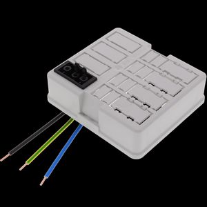 Connectordeksel tbv WHK 608 kabeldoos, snap-fit, chassisdeel 1x3-polig (WHK608SD-1x3p-Ad-v) VVE=5