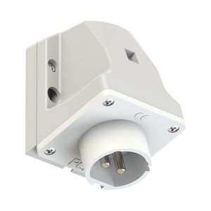 CEE opbouw toestelcontactdoos 16A 2p 24/42V DC 10h wit IP44 Twist toestelcont