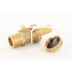 Vul/aftapkraan 1/2" uitwendig 841007