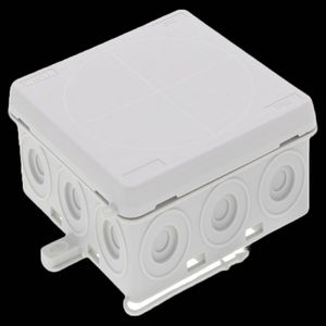 Kabeldoos kunststof, IP55, 86x86x41mm kleur grijs (KA012LG) VVE=10